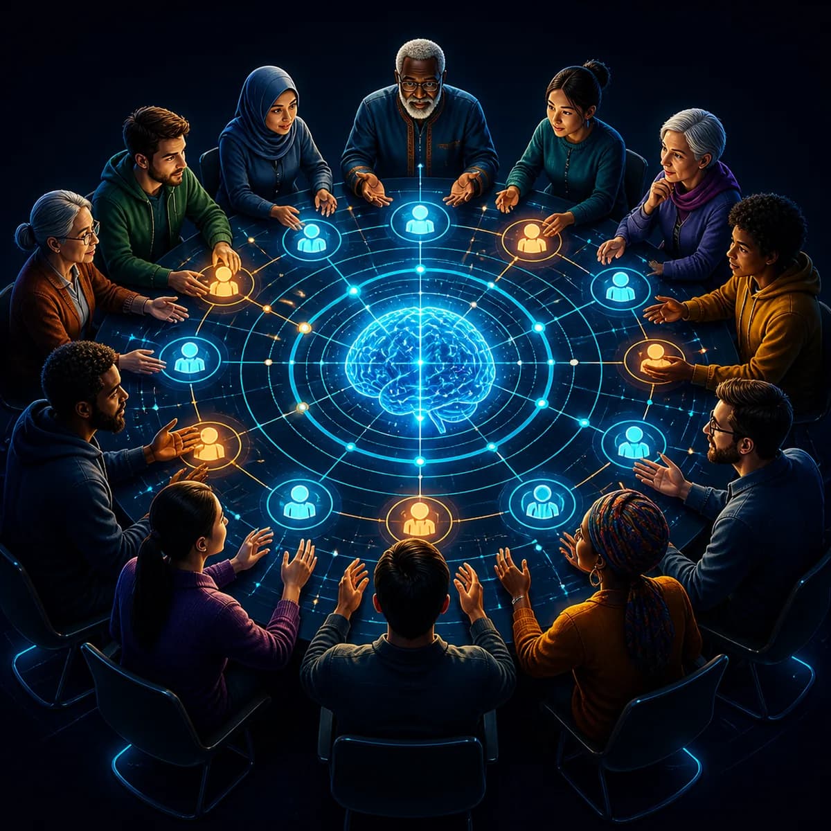 Illustration for Desirable Property DP12: Community-based AI Governance